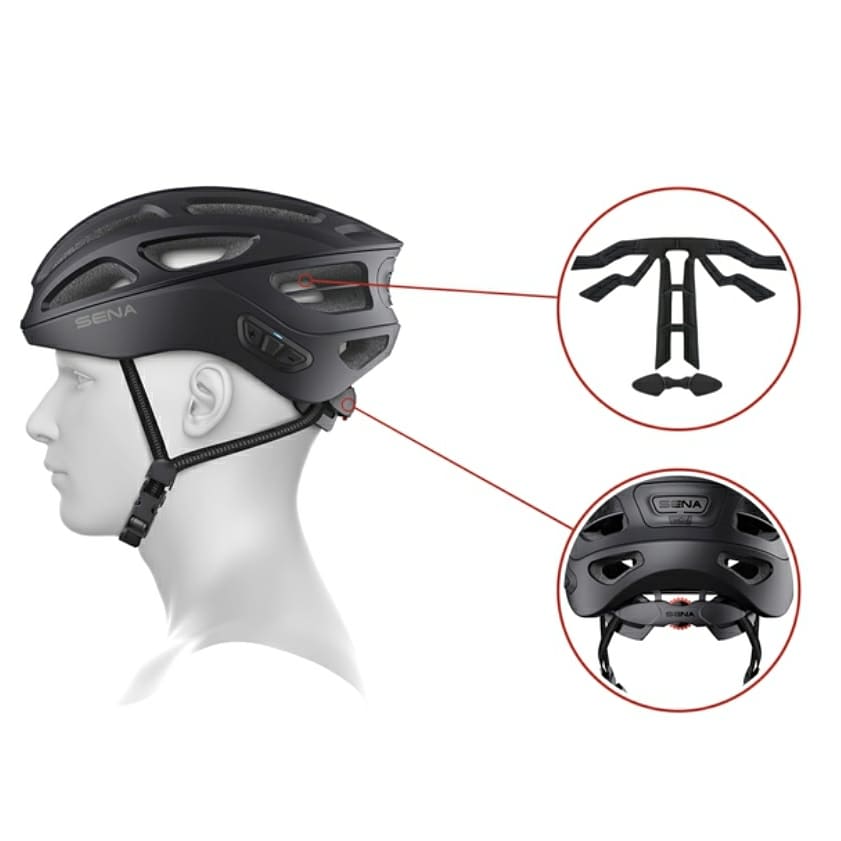 HELMET SMART SENA R1