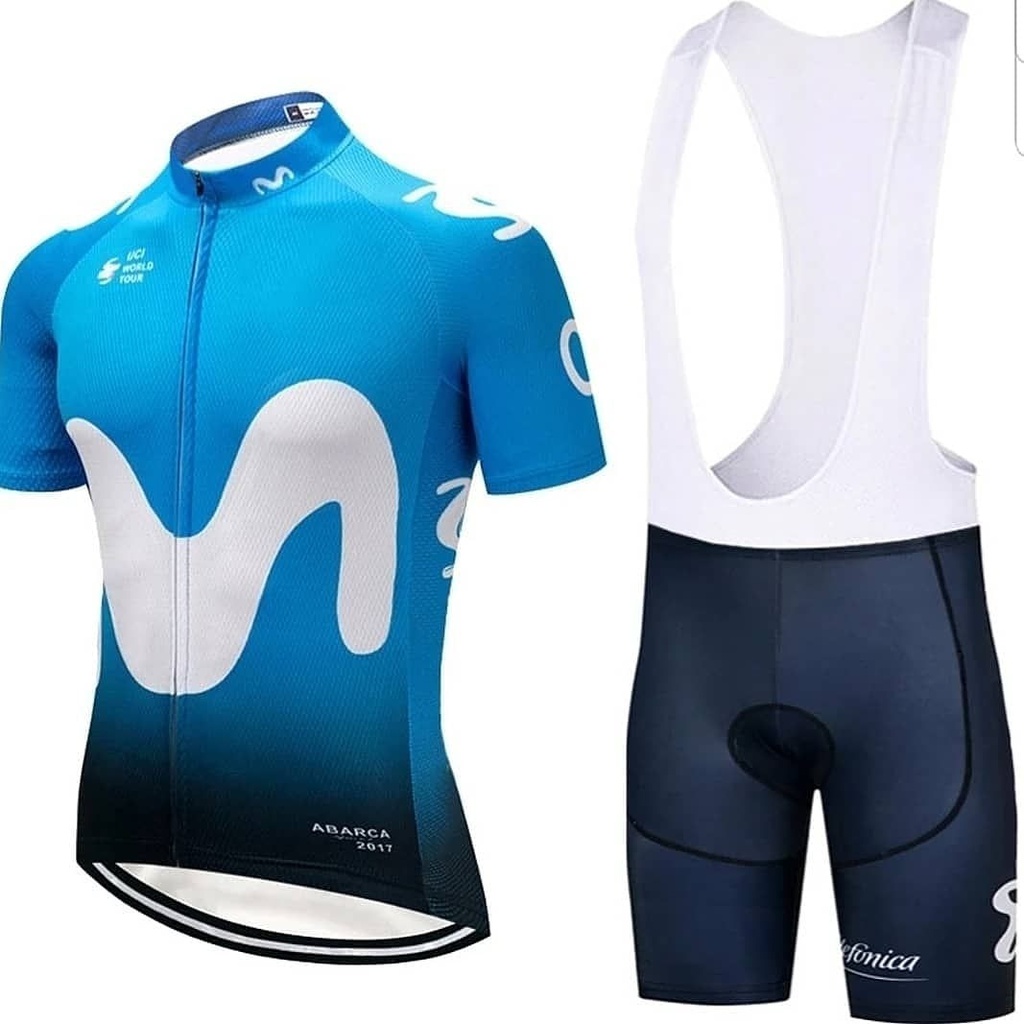 CYCLING JERSEY WITH SHORTS MOVISTAR