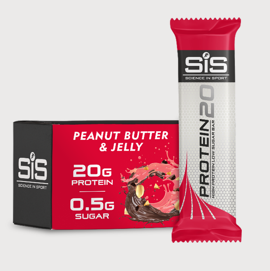 SiS BAR PROTEIN 20 PEANUT BUTTER &amp; JELLY FLAVOUR 64G