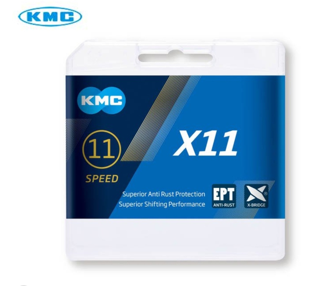 KMC CHAIN 1/2'X11/128' X 11SPEED   X11