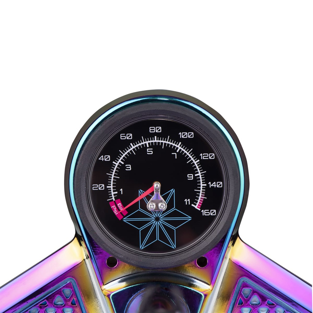 SUAVE AIR FLOOR PUMP-OIL SLICK AUPACAZ