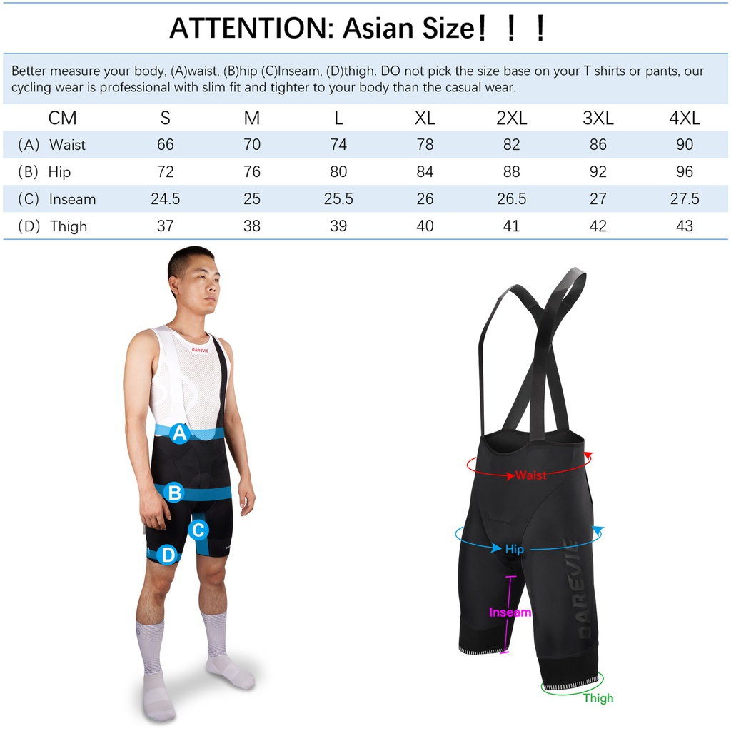 BIB SHORTS DAREVIE DVP067
