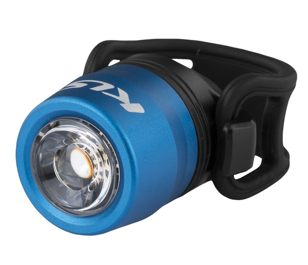 Headlight rechargeable IO USB Front, blue