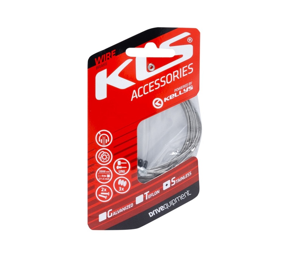 KLS STAINLESS BRAKE WIRE 