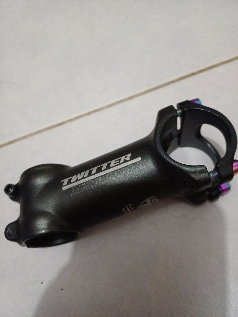Twitter Lightweight Bicycle Stem Black 60mm